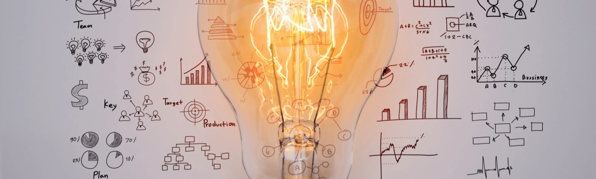 Light Bulb with drawing